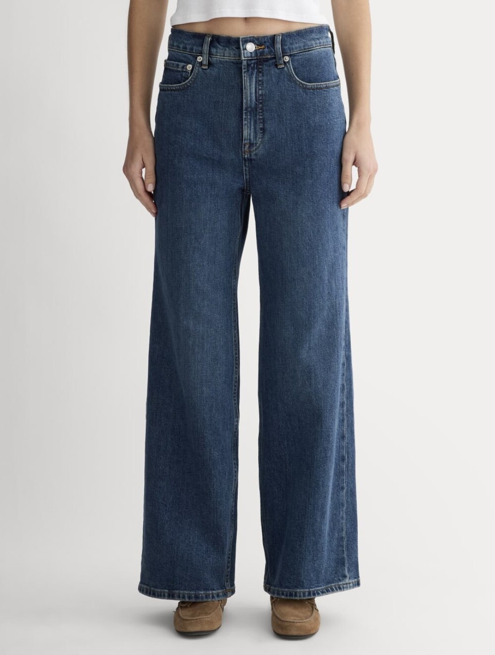 Everlane Dark Wash The Way High Sailor Jeans Size 26R